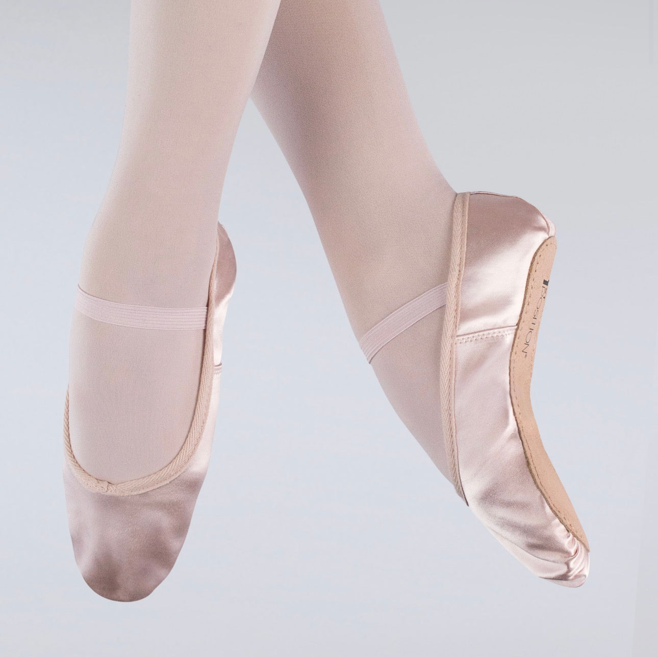 Satin Full-Sole Ballet Shoes