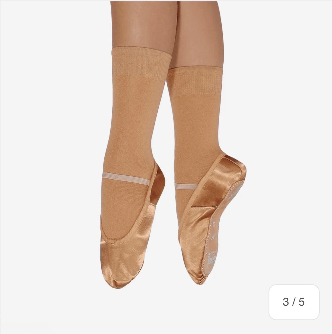 RAD Approved 'Aspire' Soft Satin Child Ballet Shoe