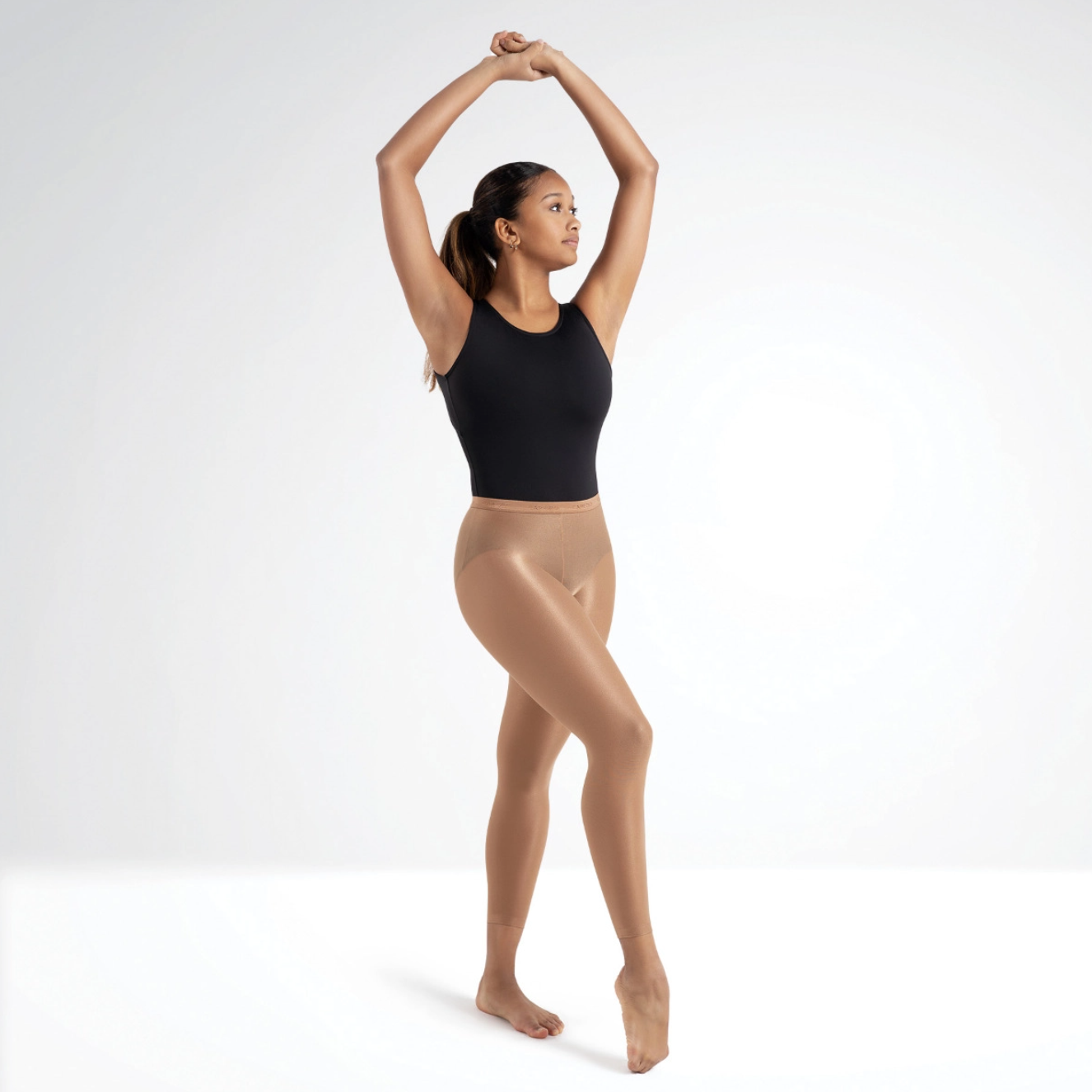 Ultra Shimmery Footless Tights