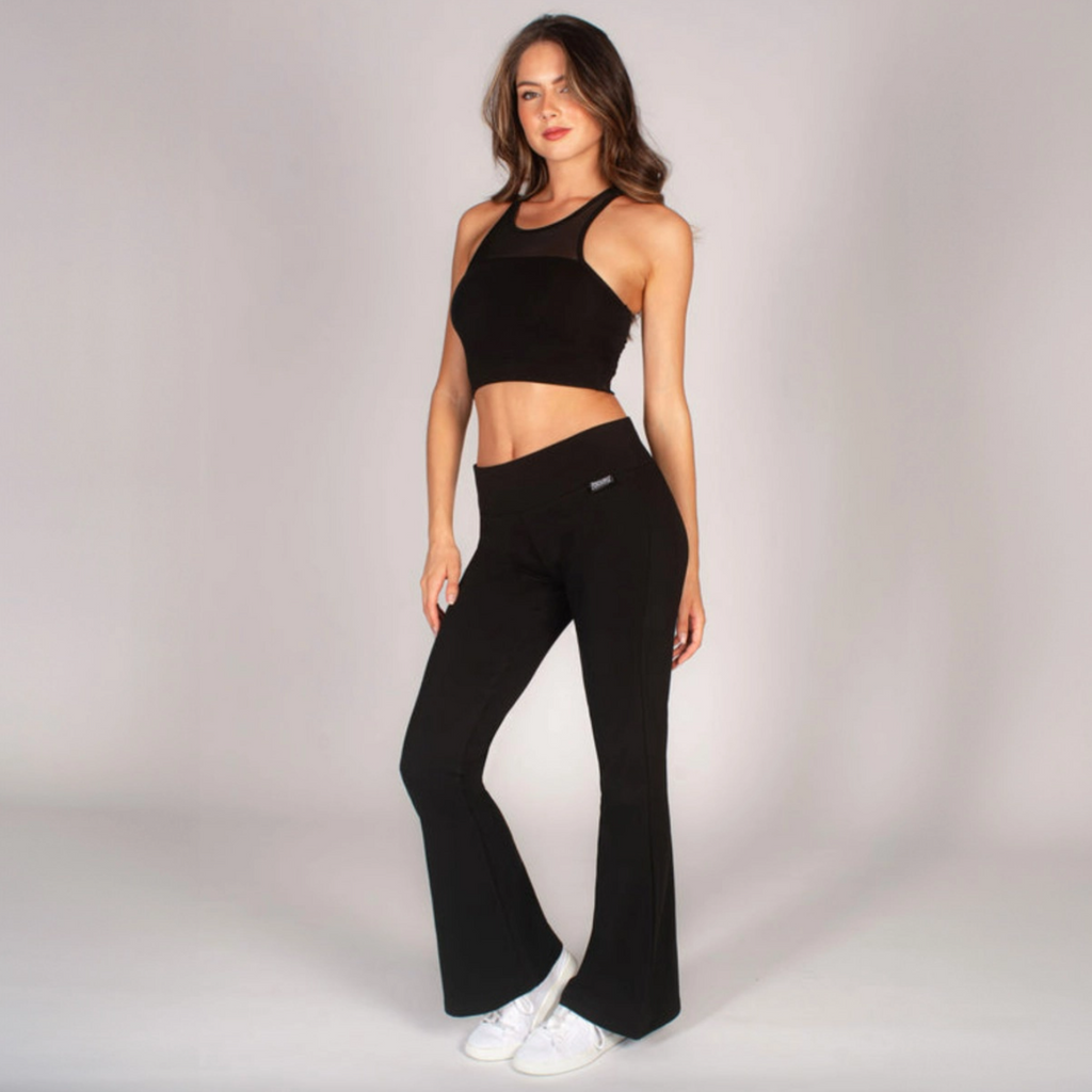 Flare Jersey Trousers