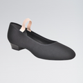 Royal Canvas Character Shoes with Pink Elastics Low Heel 0.75 Inch
