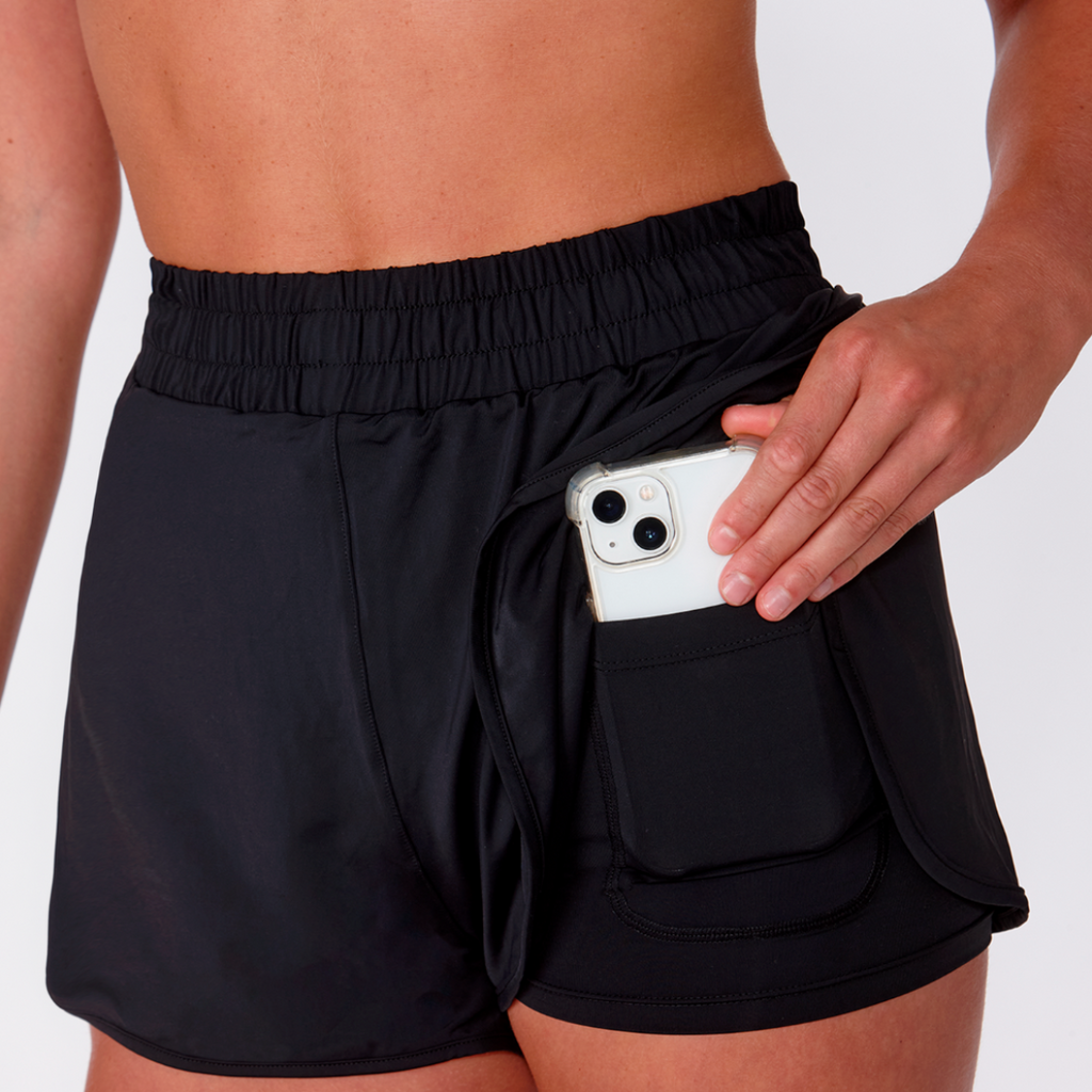 2-in-1 Layered Dance Shorts