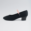 Cuban Heel Canvas Character Shoes