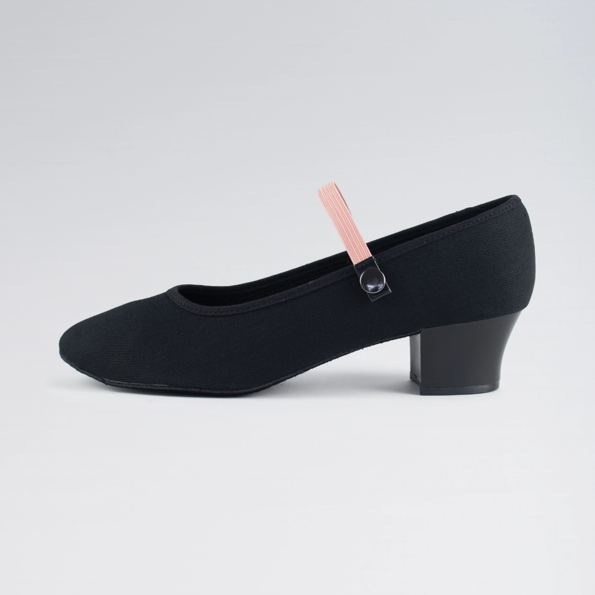 Cuban Heel Canvas Character Shoes